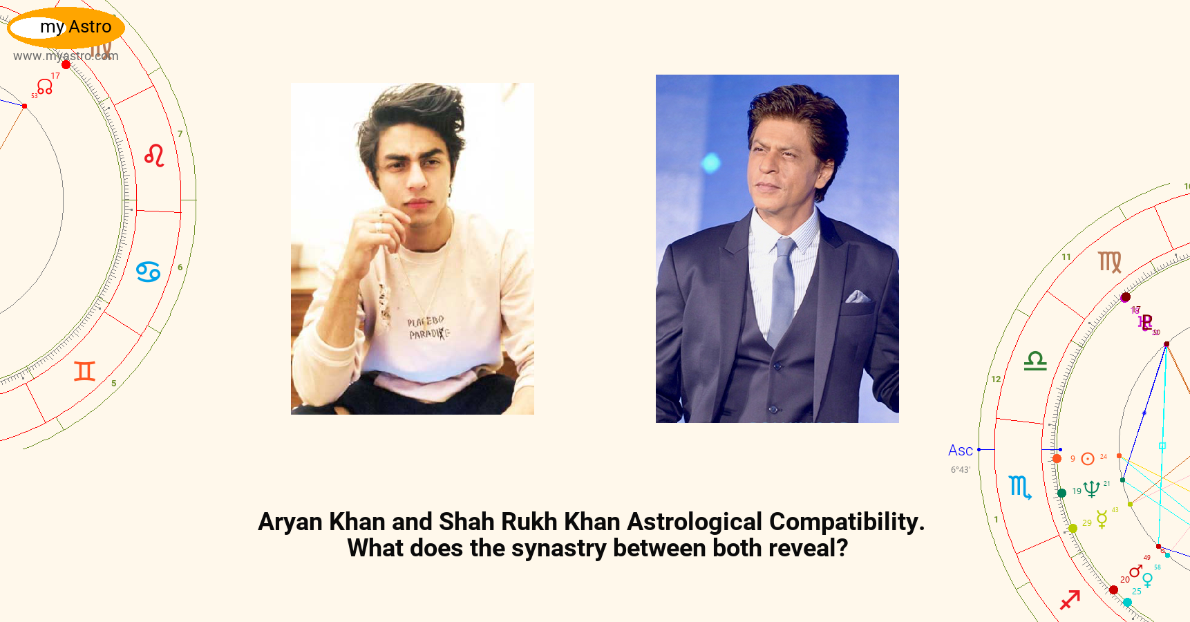 Aryan Khan and Shah Rukh Khan’s Astrological Compatibility, Synastry