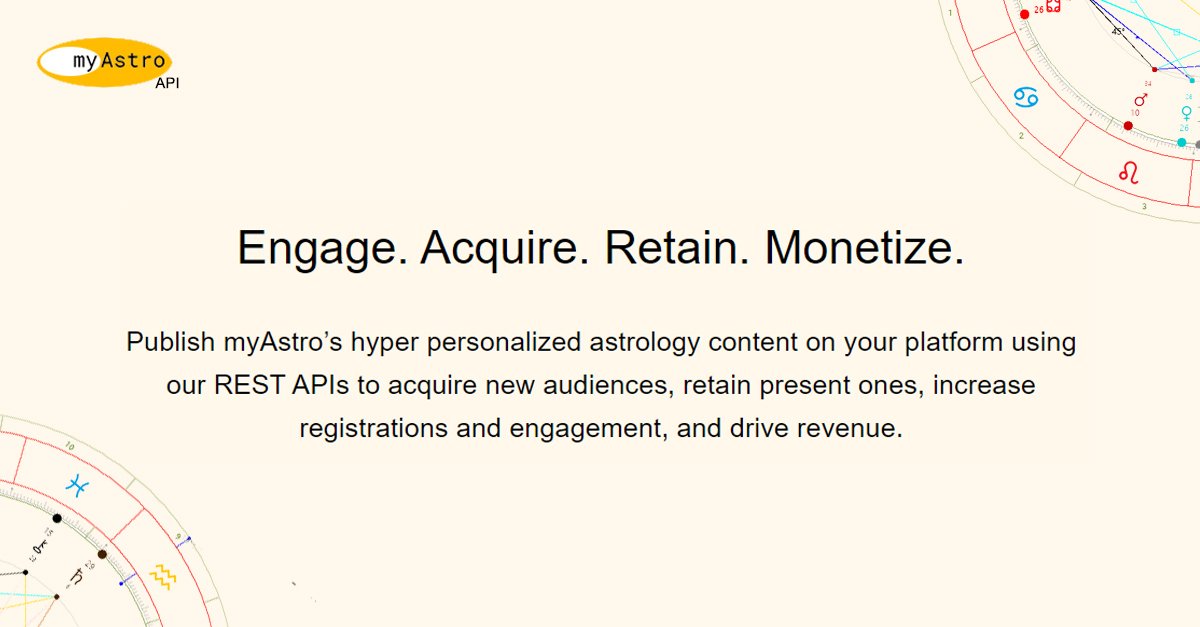 Astrology Api Dashboard – myAstro Astrology API